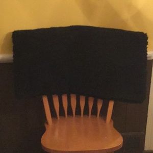 Black fleece saddlepad